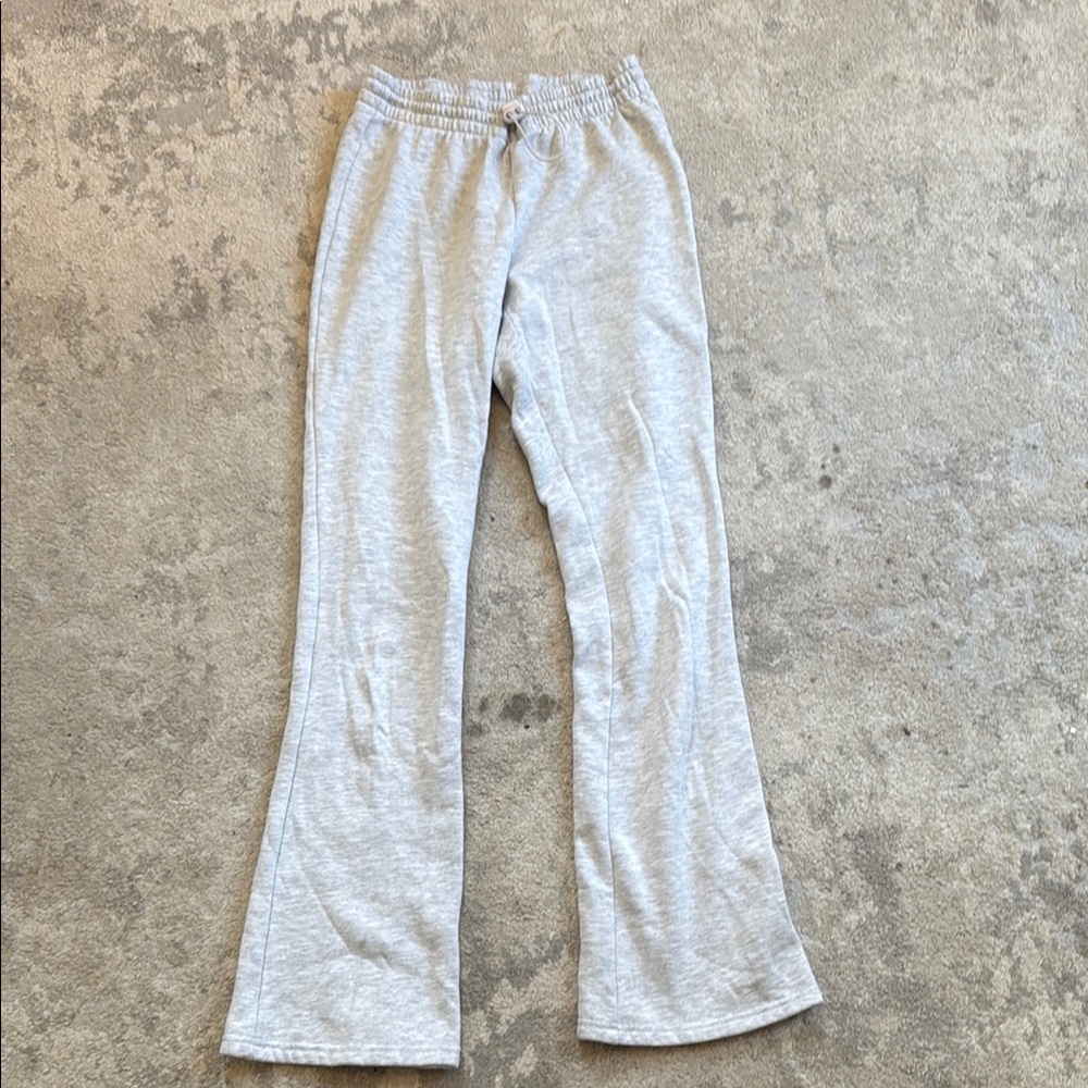 Light Grey Flared Sweats